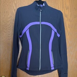 Lululemon Black and Purple Define Jacket